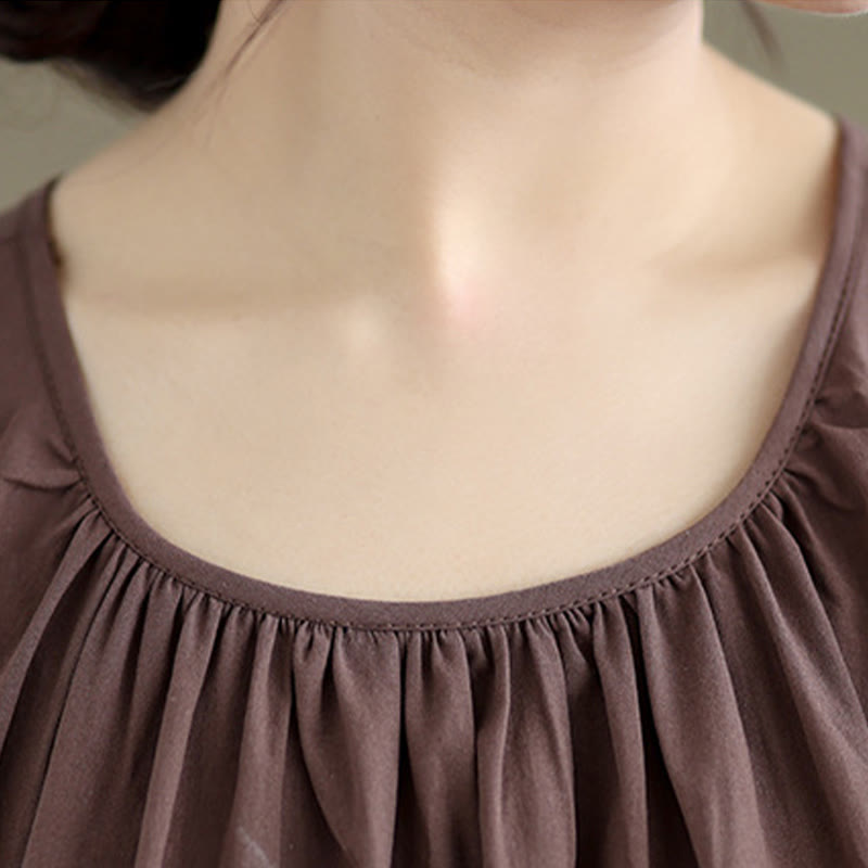 Women's Cotton Linen Vest | Spiritual Boho Meditation Top