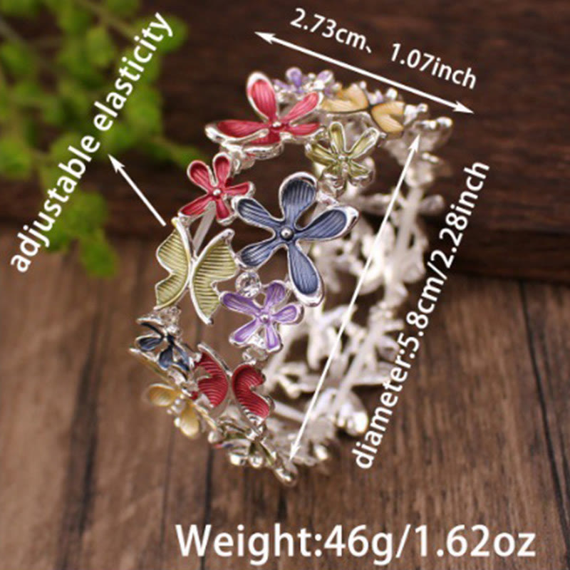 Colorful Butterfly Alloy Spiritual Bracelet for Love & Freedom