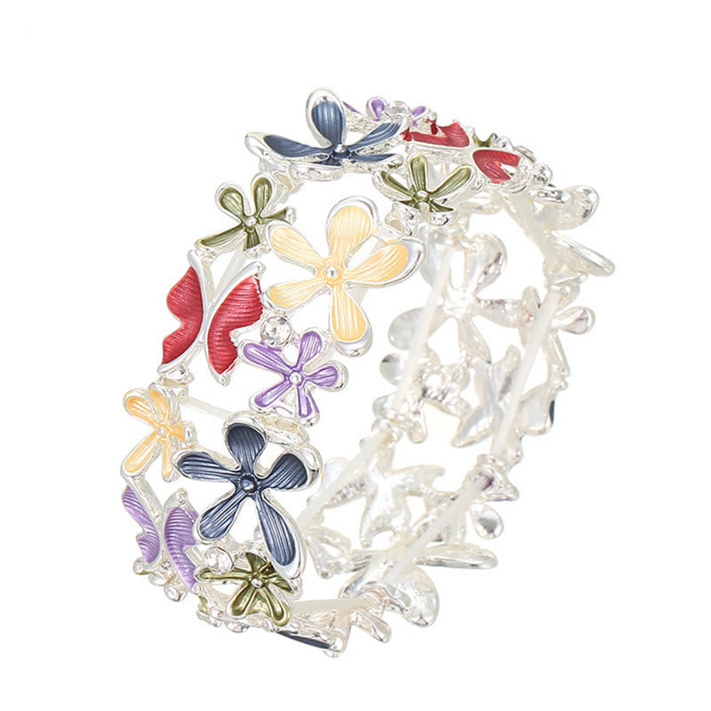 Colorful Butterfly Alloy Spiritual Bracelet for Love & Freedom