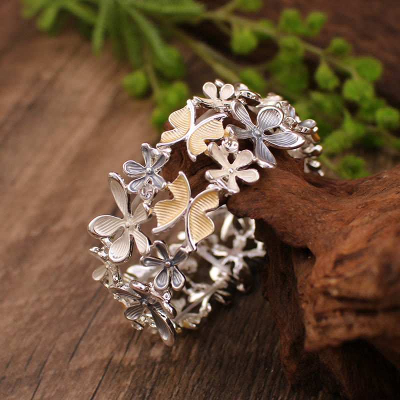 Colorful Butterfly Alloy Spiritual Bracelet for Love & Freedom