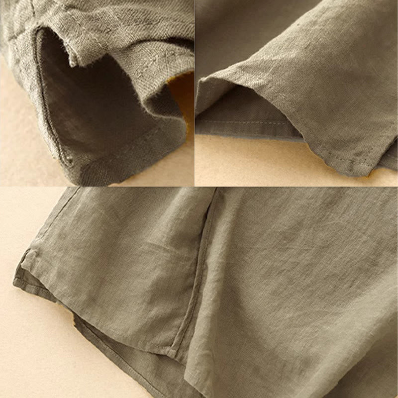 Women's Cotton Linen Vest | Spiritual Boho Meditation Top