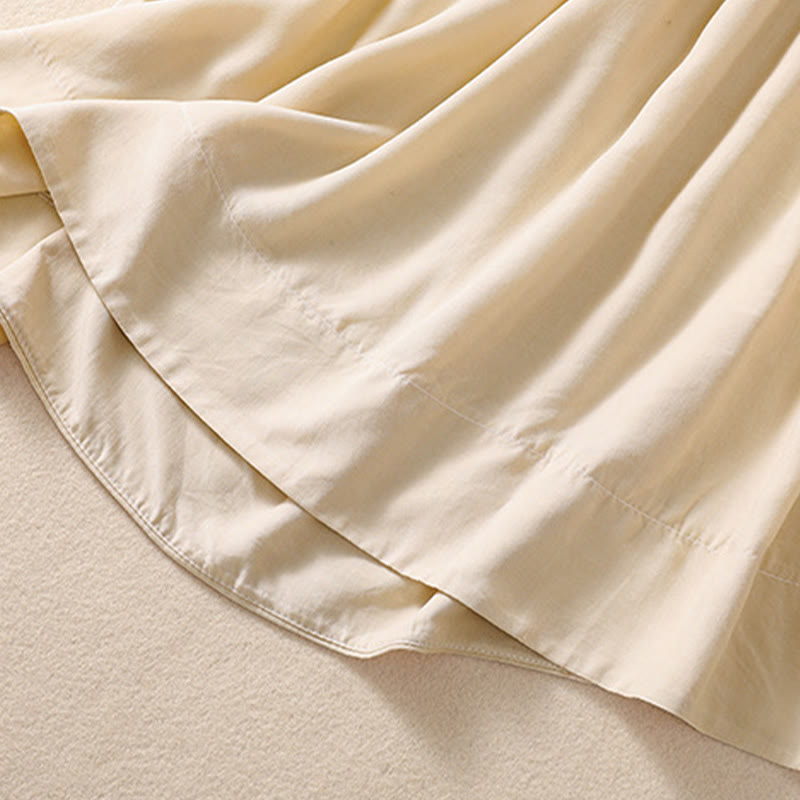 DarkSalmon and LemonChiffon Cotton Yoga Vest | Women's Summer Top