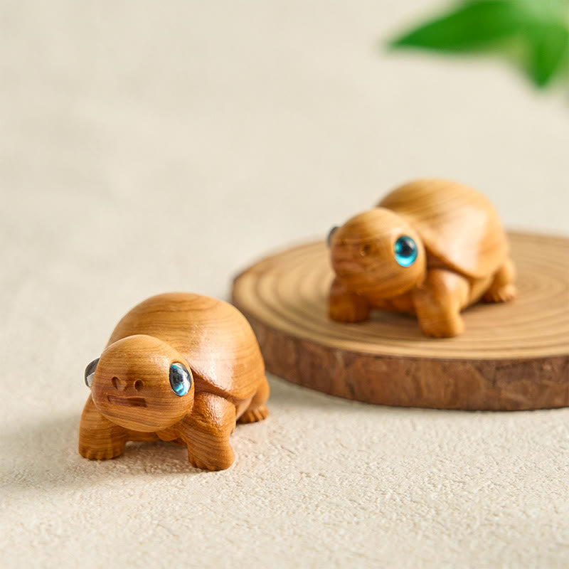 Mini Thuja Sutchuenensis Turtle Spiritual Animal Figurine