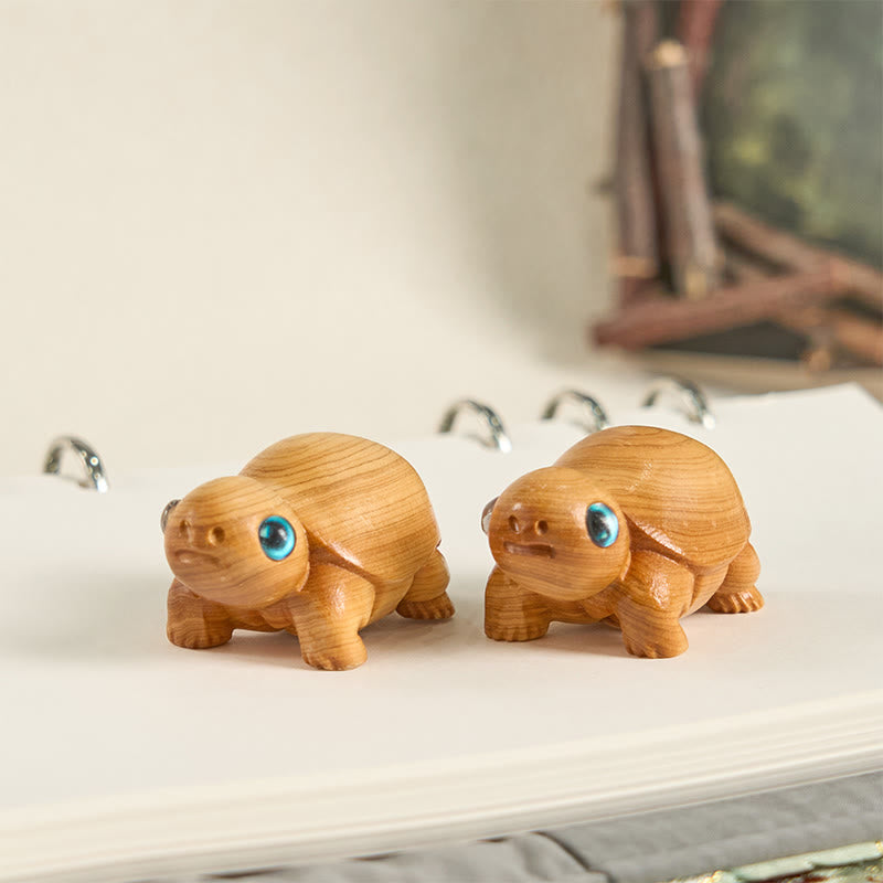 Mini Thuja Sutchuenensis Turtle Spiritual Animal Figurine