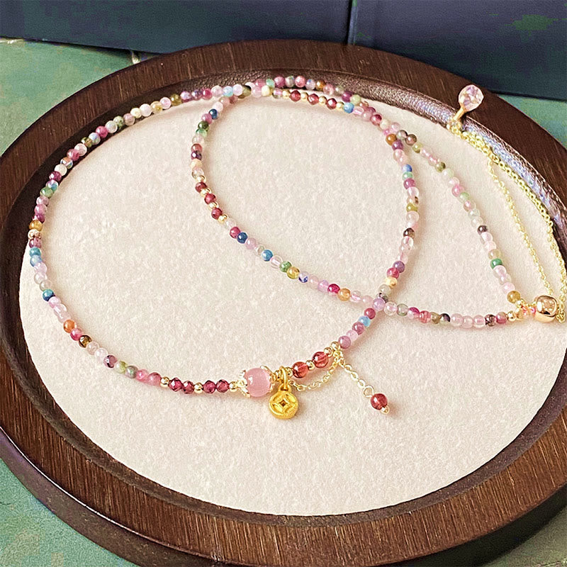 2.5mm Tourmaline Wisdom Bracelet for Women