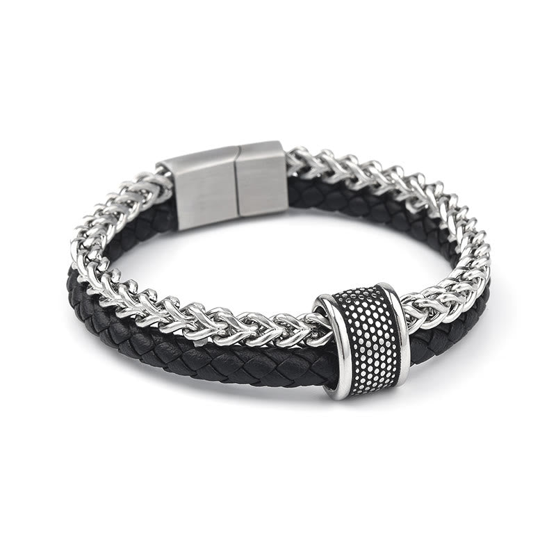 Titanium Steel Magnetic Buckle Balance Bracelet