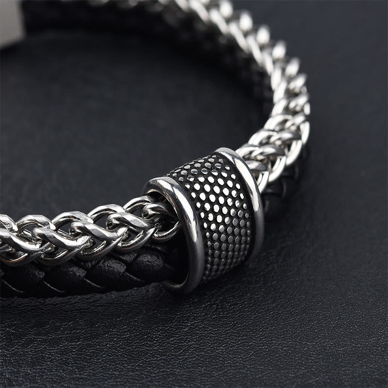 Titanium Steel Magnetic Buckle Balance Bracelet