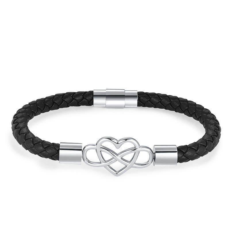 Titanium Steel Spiritual Bracelet with Magnetic Buckle for Strength