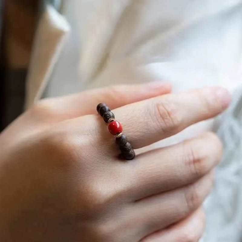 Turquoise Zakiram Strength Ring Adjustable Unisex Spiritual