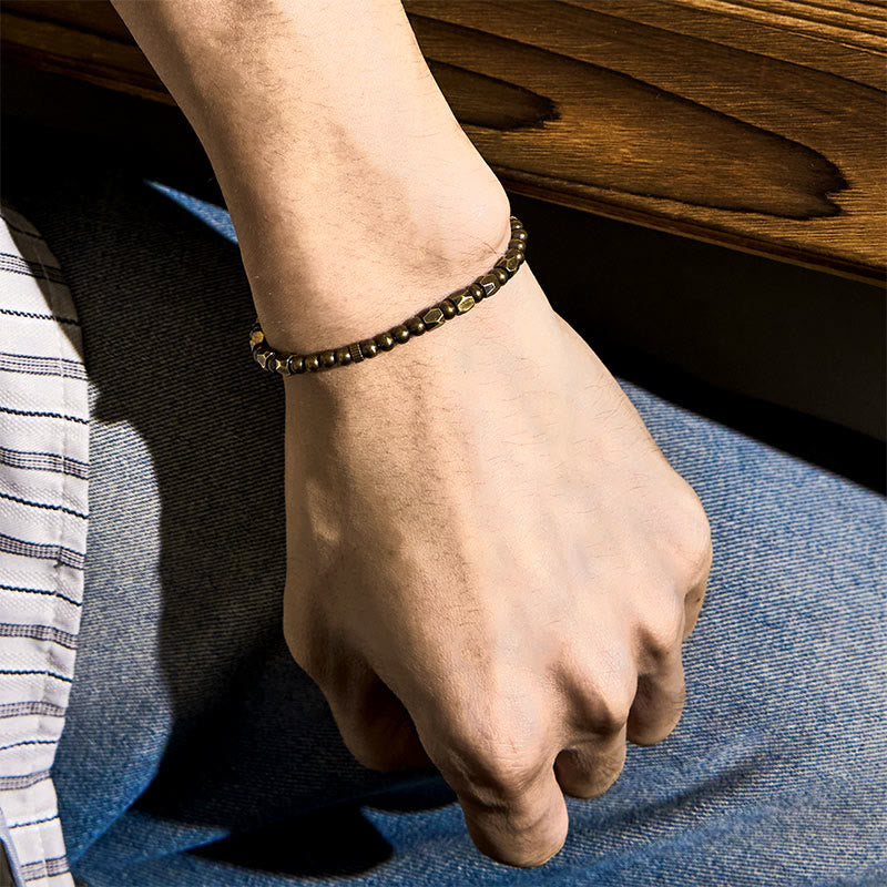 Copper Brass Wealth Bracelet | Vintage Spiritual Bead Jewelry