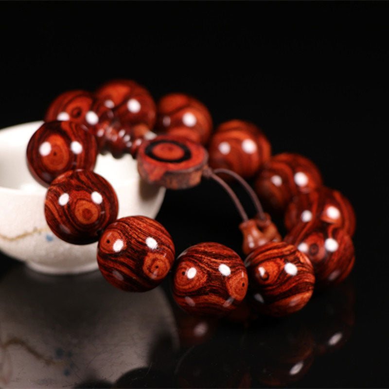Rosewood Spiritual Bracelet 12mm for Warmth and Calm