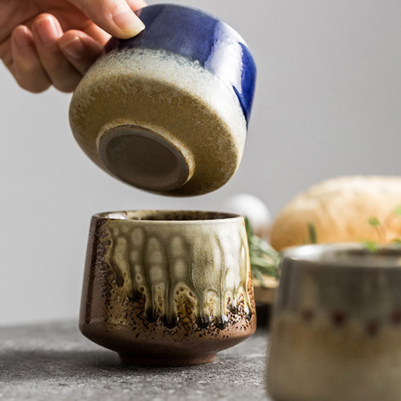 Retro Kiln Change Ceramic Coffee Mug 200ml