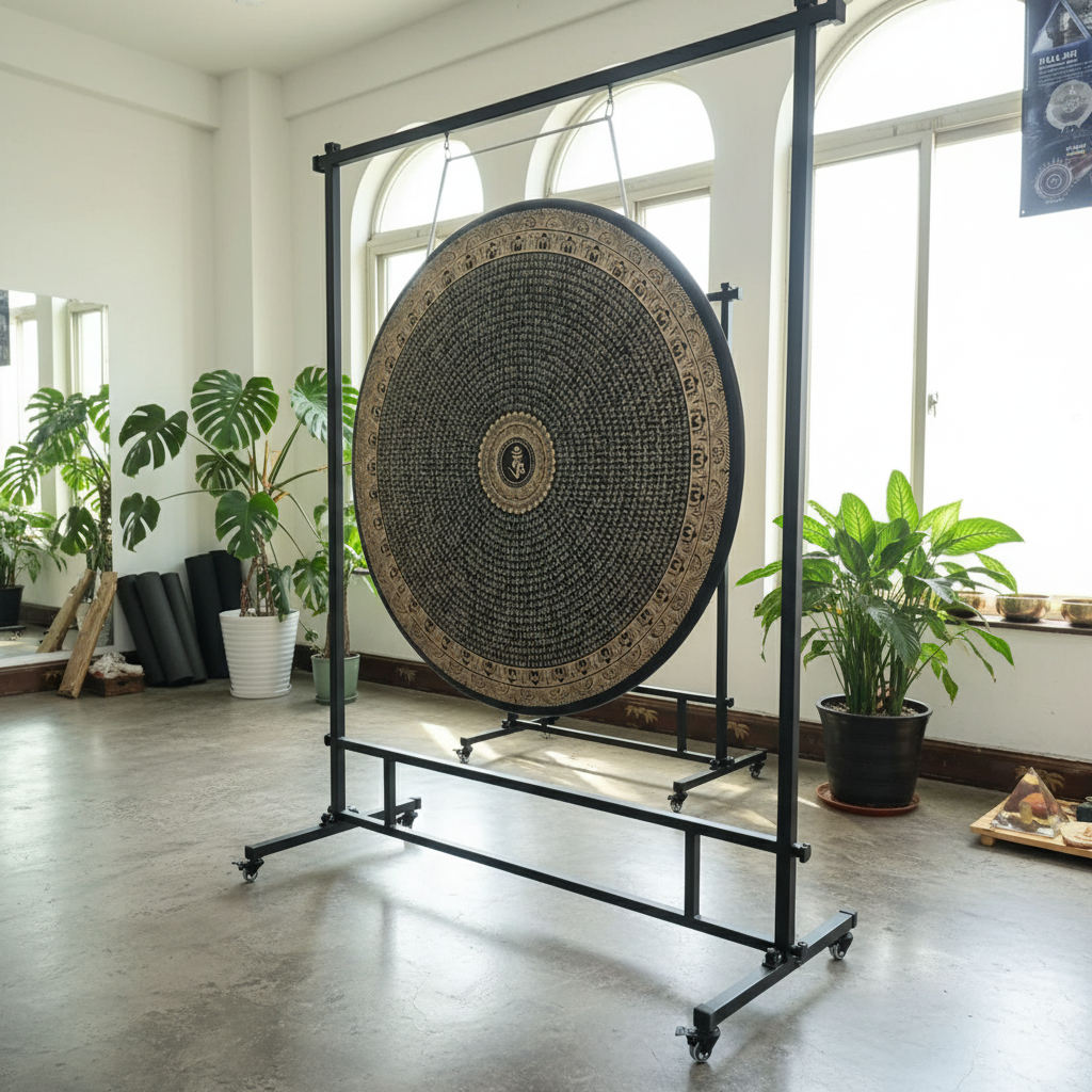 18" to 36" Ancient Chau Gong Instrument with Patterns
