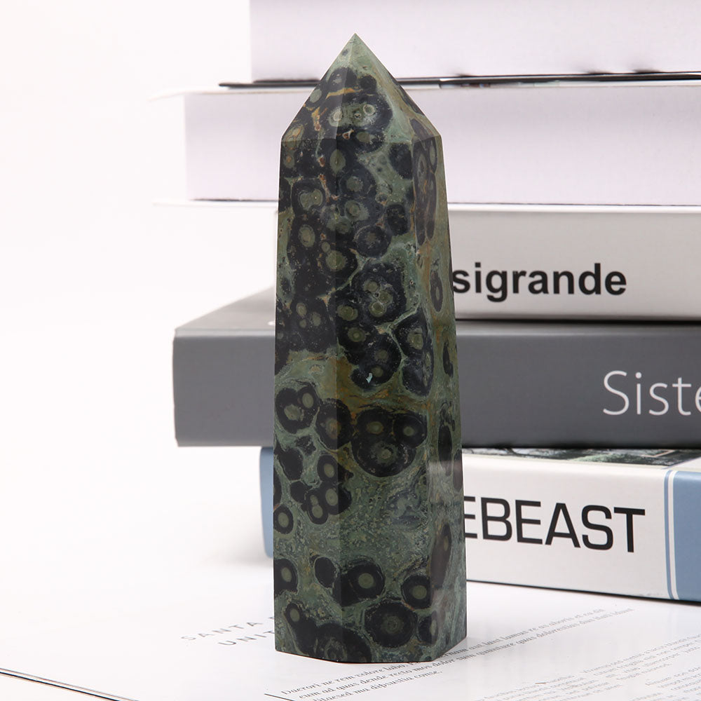 18.5cm Kambaba Crystal Tower for Healing Energy