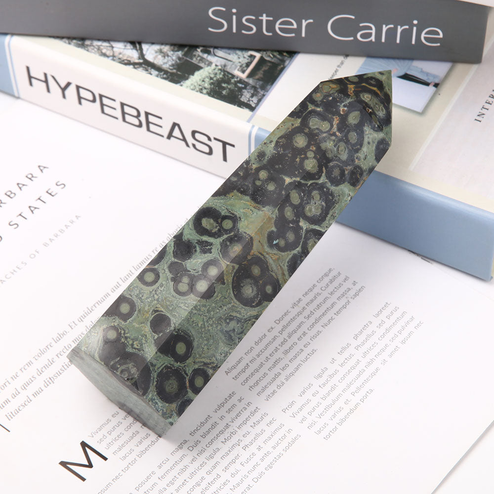 18.5cm Kambaba Crystal Tower for Healing Energy