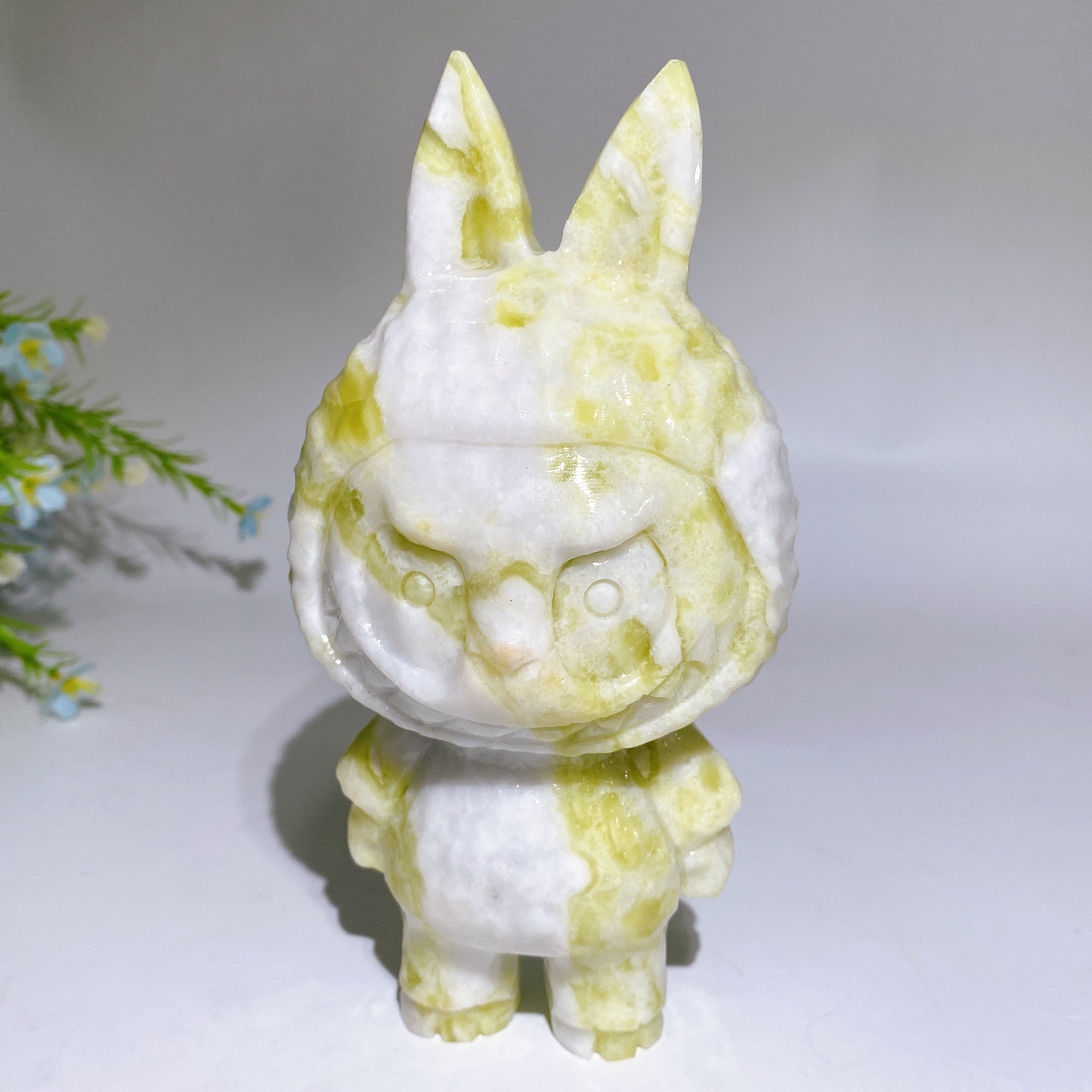 18cm Crystal Figurine in Picasso Stone for Healing Energy