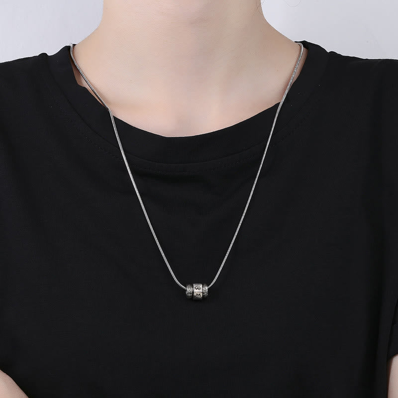 Om Mani Padme Hum Copper Necklace | Tibetan Peace Pendant