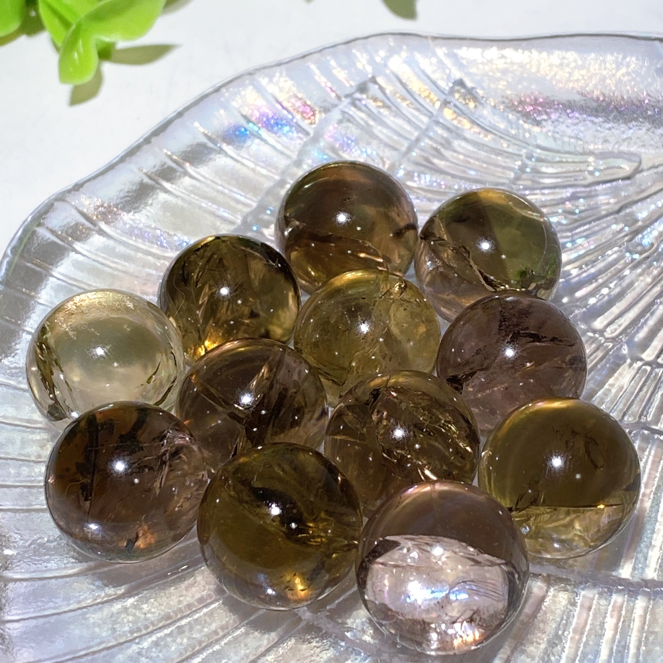 18mm Smoky Citrine Crystal Sphere for Healing