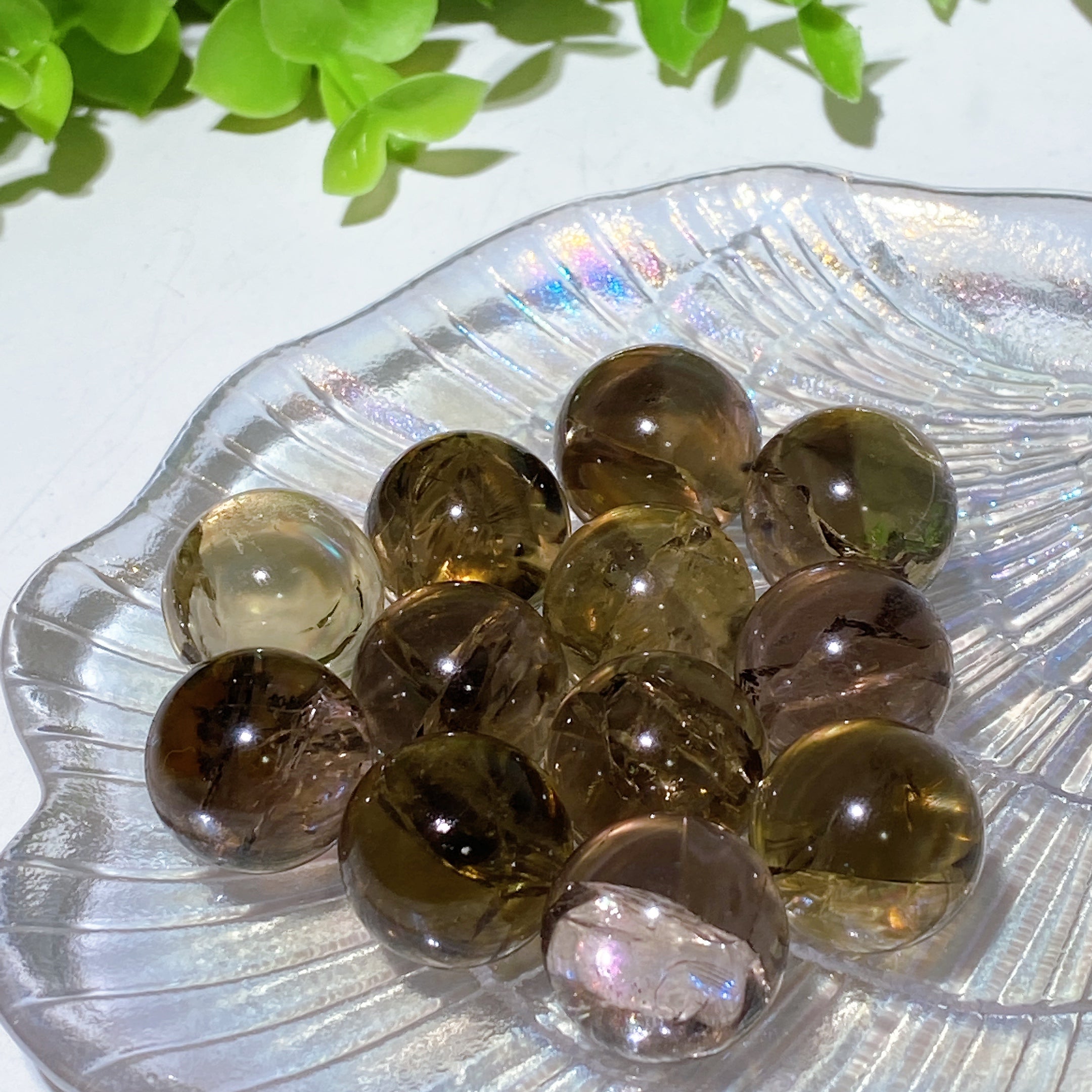 18mm Smoky Citrine Crystal Sphere for Healing