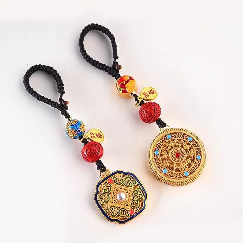 Blessing Fu Character Ruyi Charm Key Chain | Spiritual Jewelry