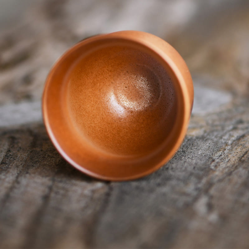 Dunhuang Lotus Ceramic Teacup 90ml for Zen Decor