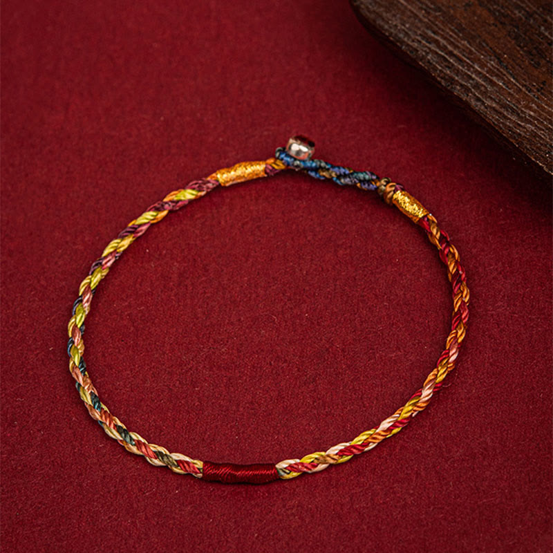 Five Color Red String Bracelet for Luck & Protection