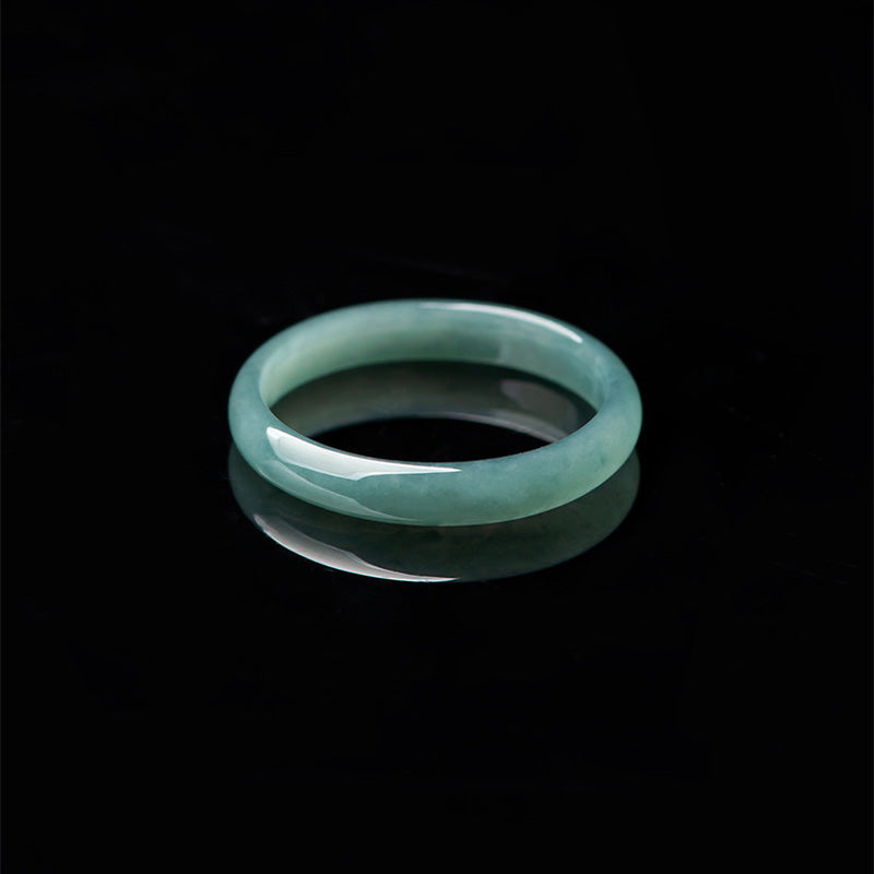 16mm Jade Ring for Prosperity, Protection & Success