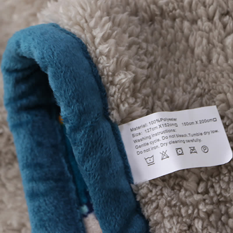 Geometric Warm Soft Zen Decor Throw Blanket 127x152cm