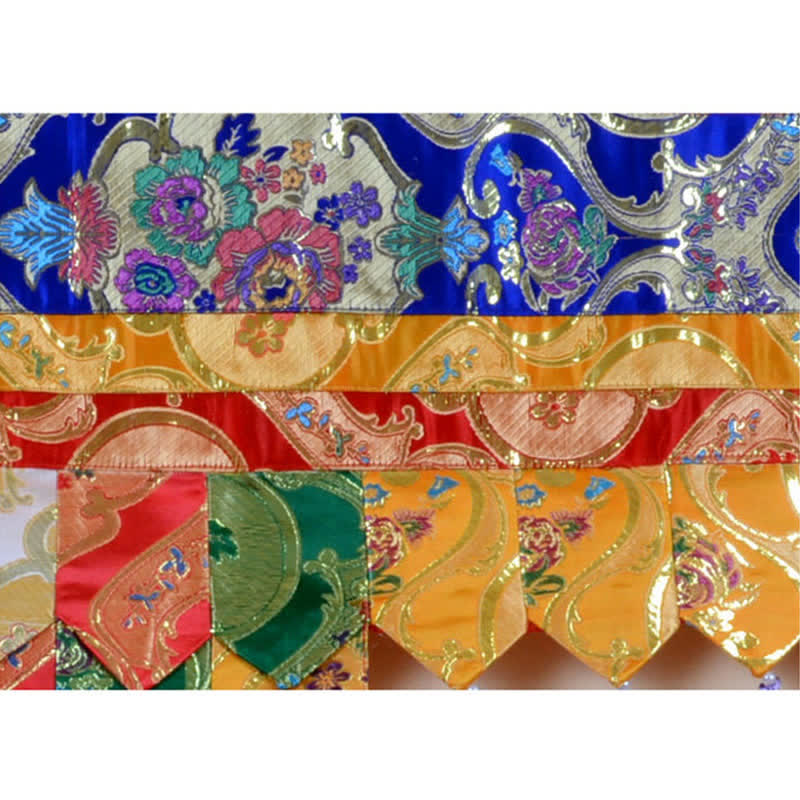 Tibetan Five Colors Prayer Altar Curtain Fabric 100x60cm