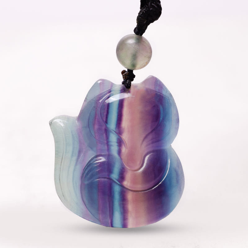 Fluorite Gold Sheen Obsidian Protection Necklace 45cm Length