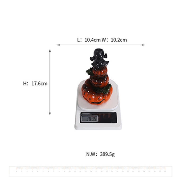 Halloween Pumpkin Resin Backflow Incense Burner Decor