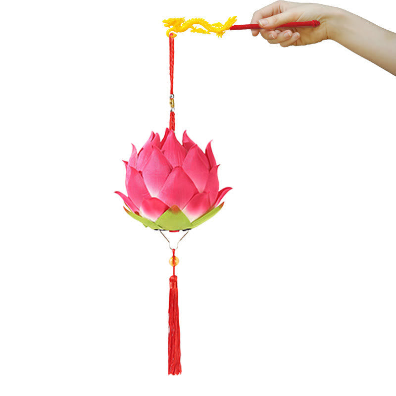 DIY Lotus Flower Dragon Lantern | Spiritual Home Accent