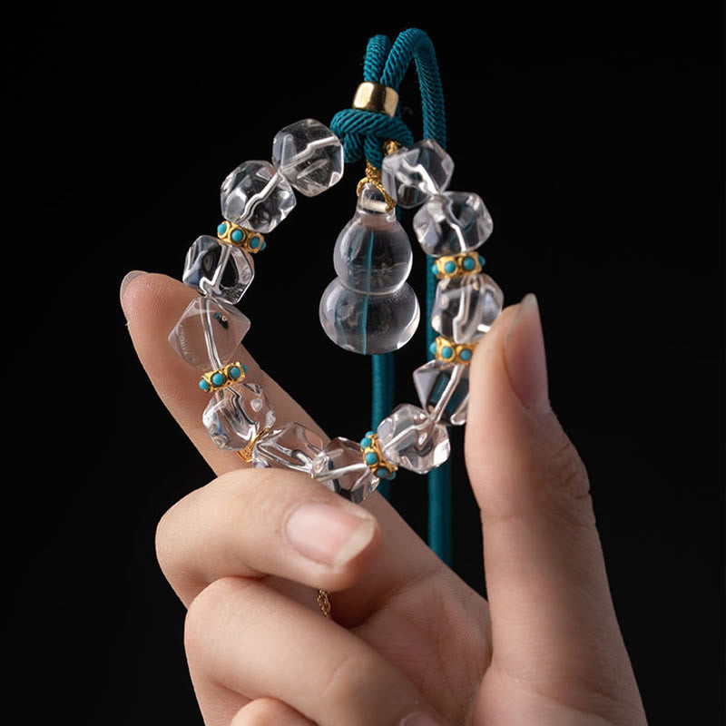 White Crystal Protection Car Hanging Decoration