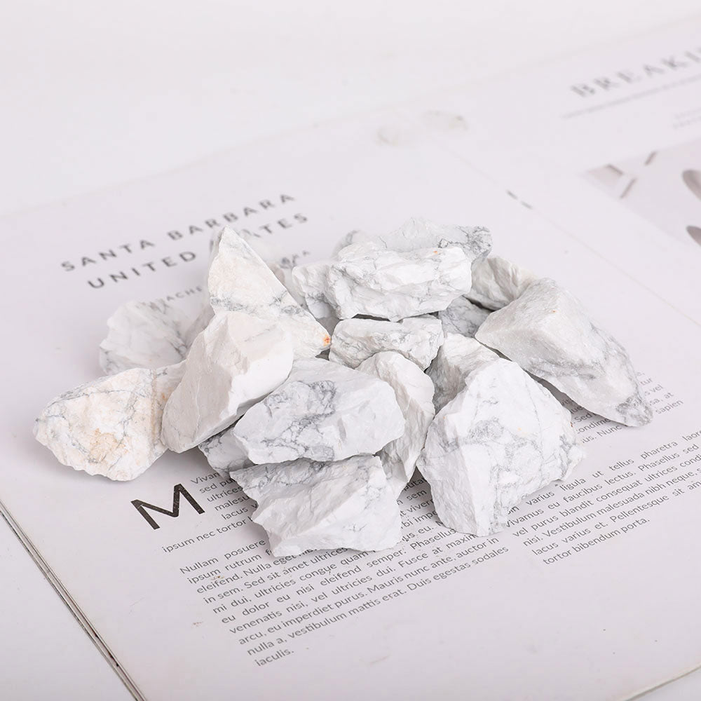 1kg Howlite Raw Crystal Stone for Meditation and Healing