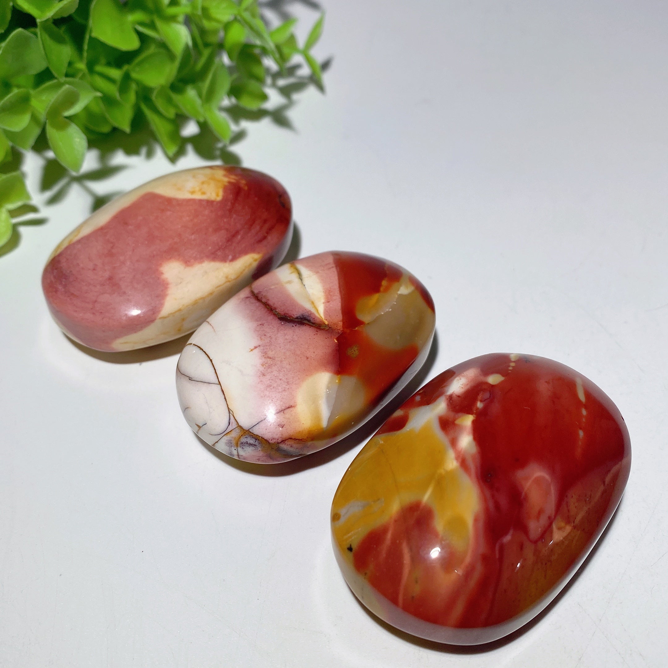 2.0-2.5 inch Mookite Crystal Palm Stone for Healing