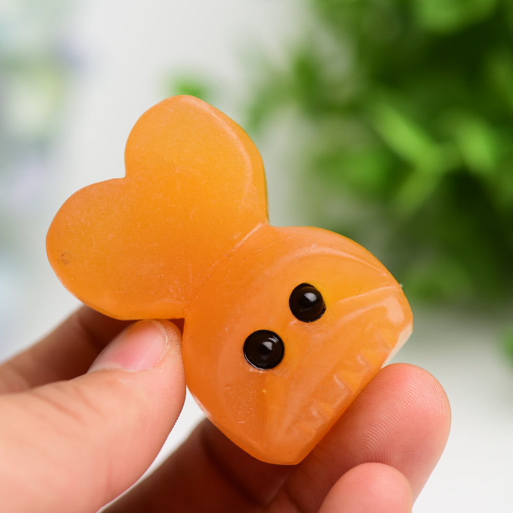 2.0" Green Aventurine & Honey Calcite LOVE Letters Set