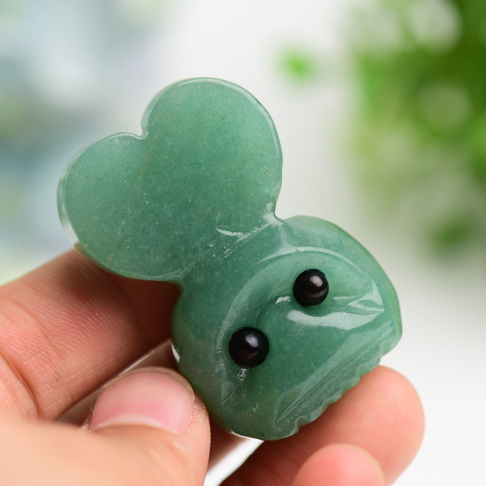 2.0" Green Aventurine & Honey Calcite LOVE Letters Set