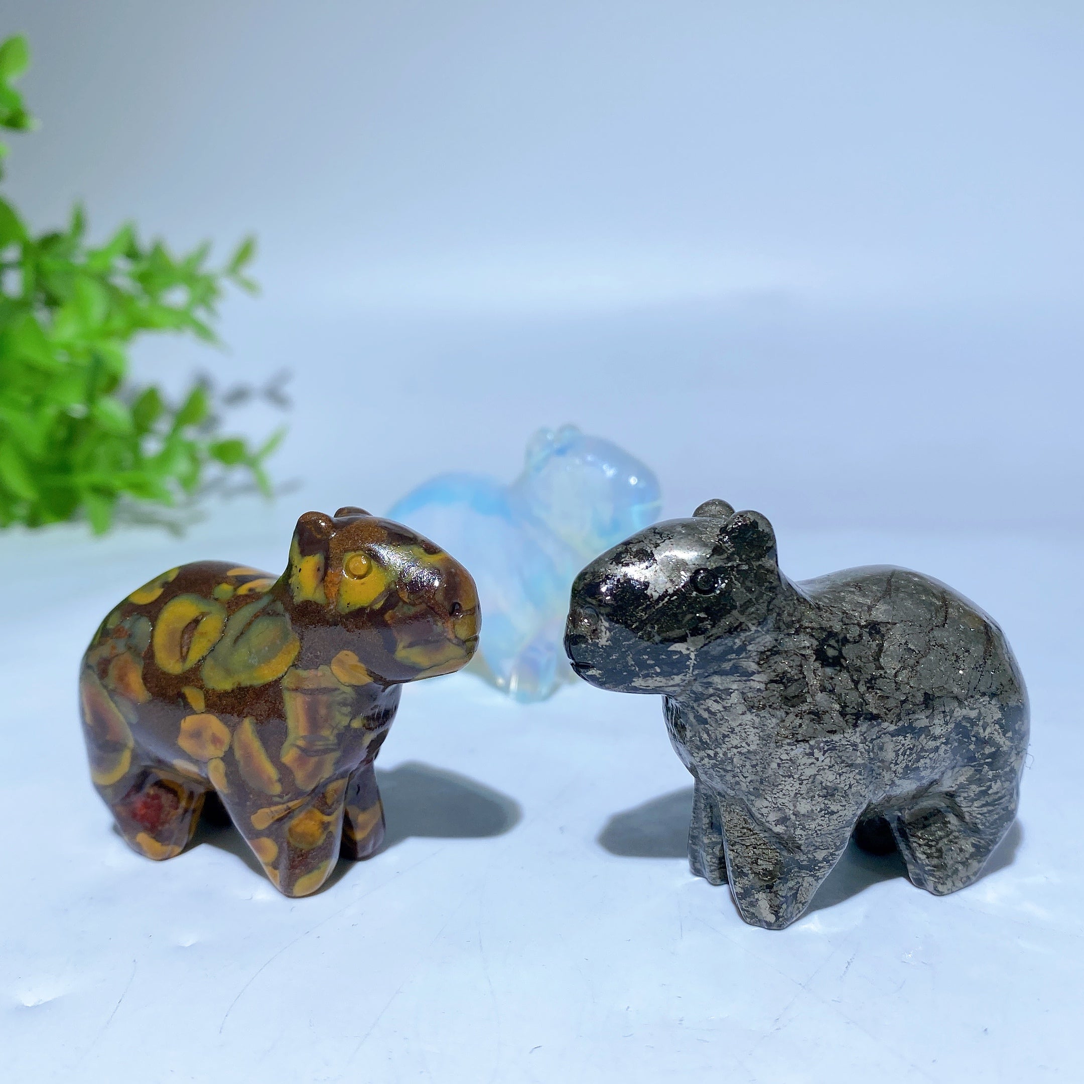 2.0 inch Crystal Capybara Figurine Healing Carvings