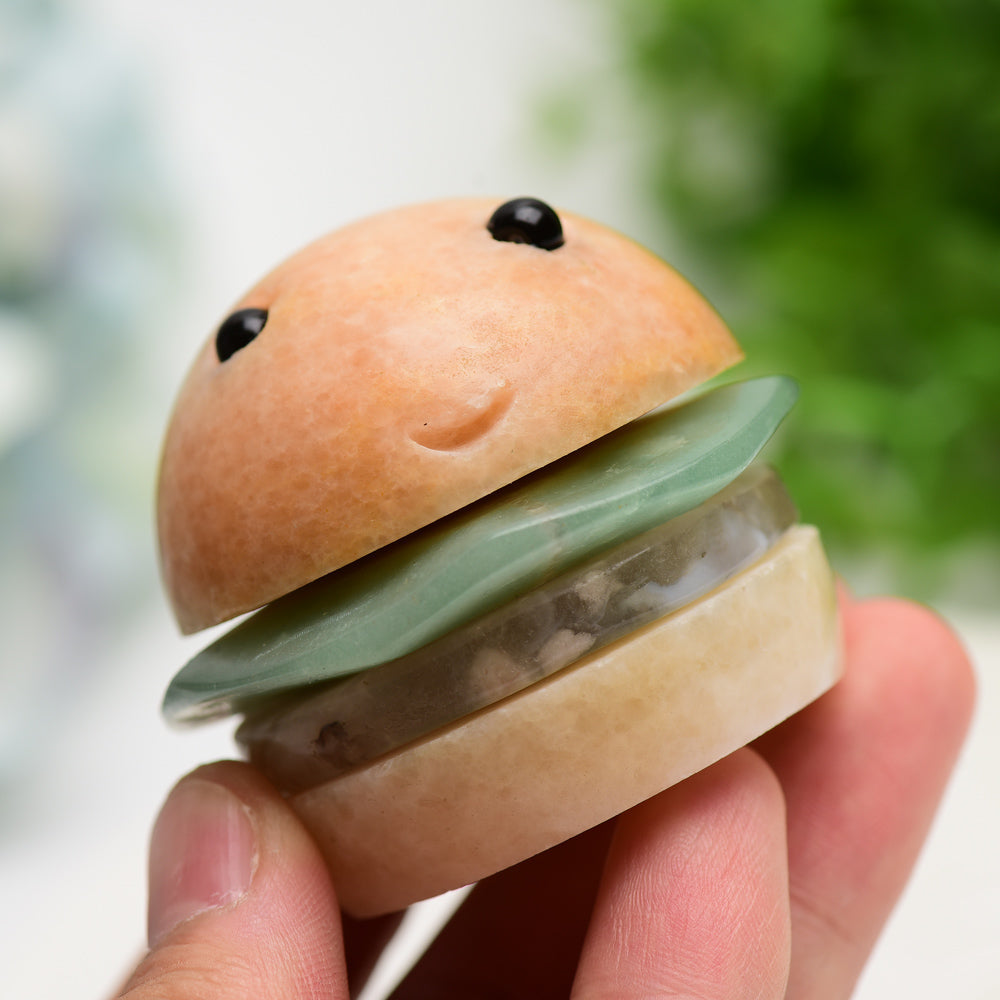 2.0 inch Green Aventurine Calcite Crystal Carving