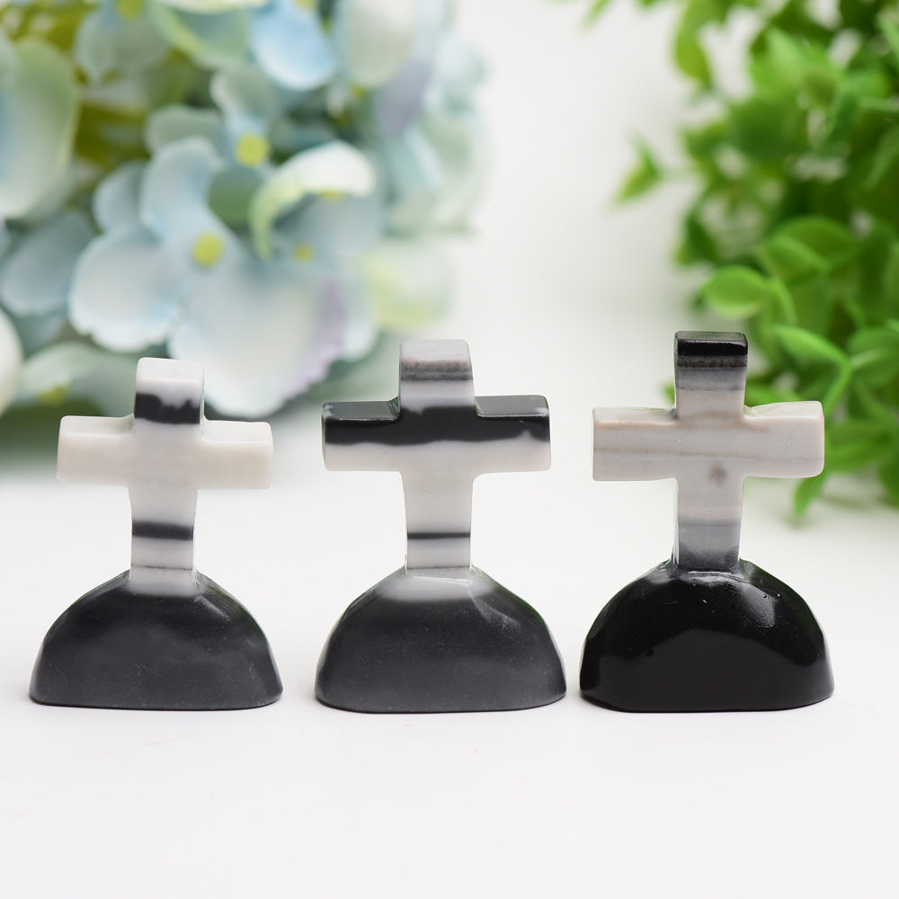 2.0 Inch Jade Tomb Crystal Carving for Halloween Decor