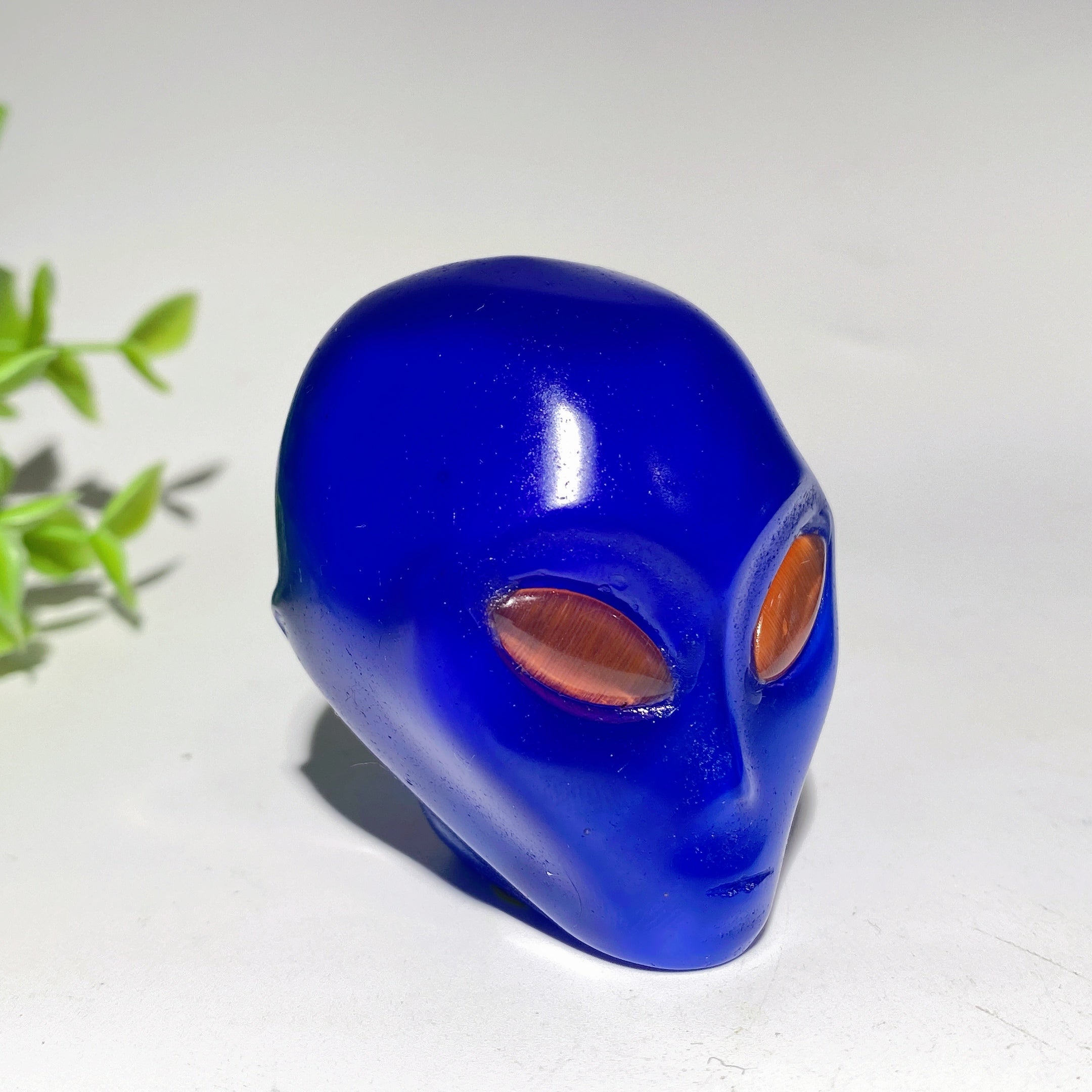 2.0 inch Mixed Crystal Alien Head Healing Figurine