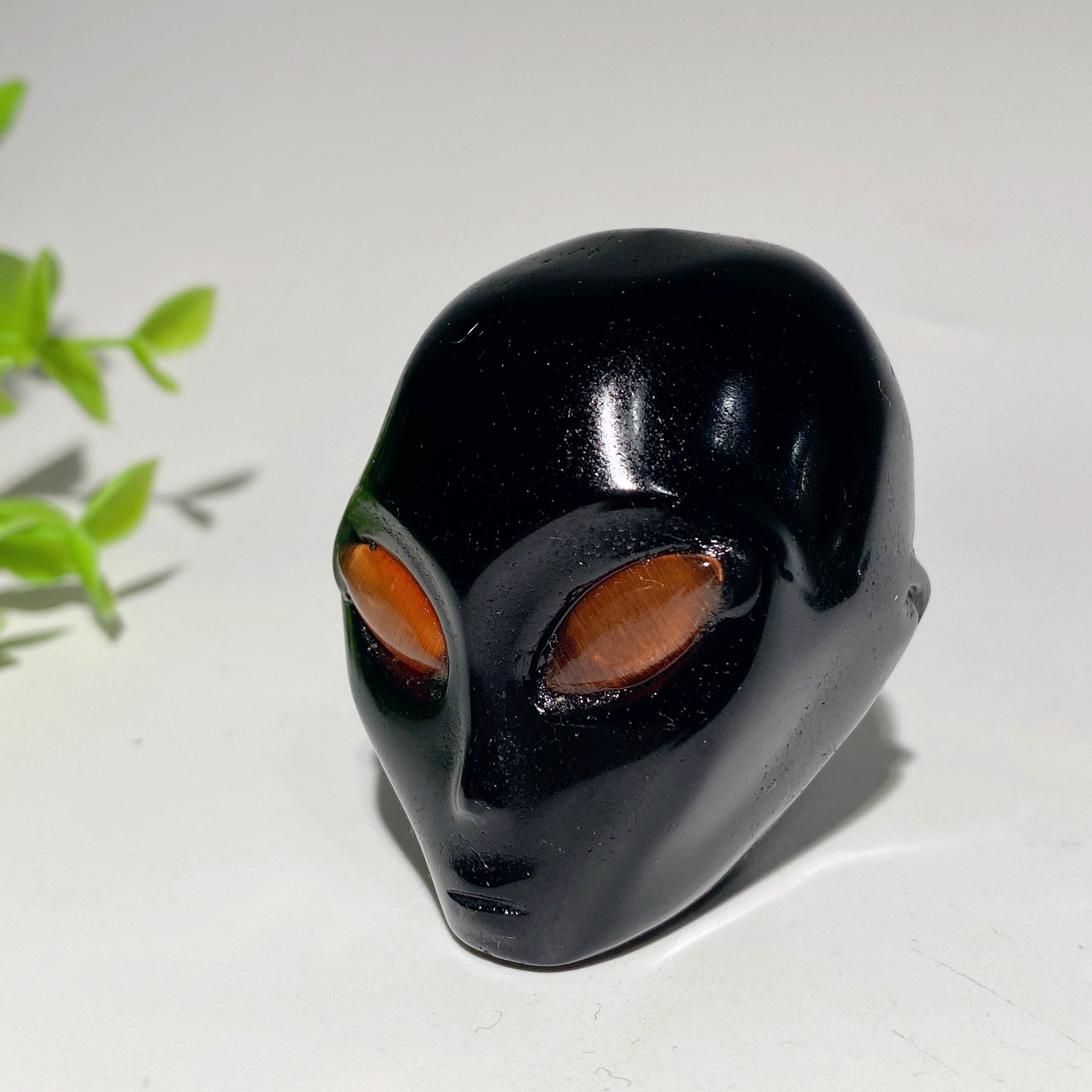 2.0 inch Mixed Crystal Alien Head Healing Figurine