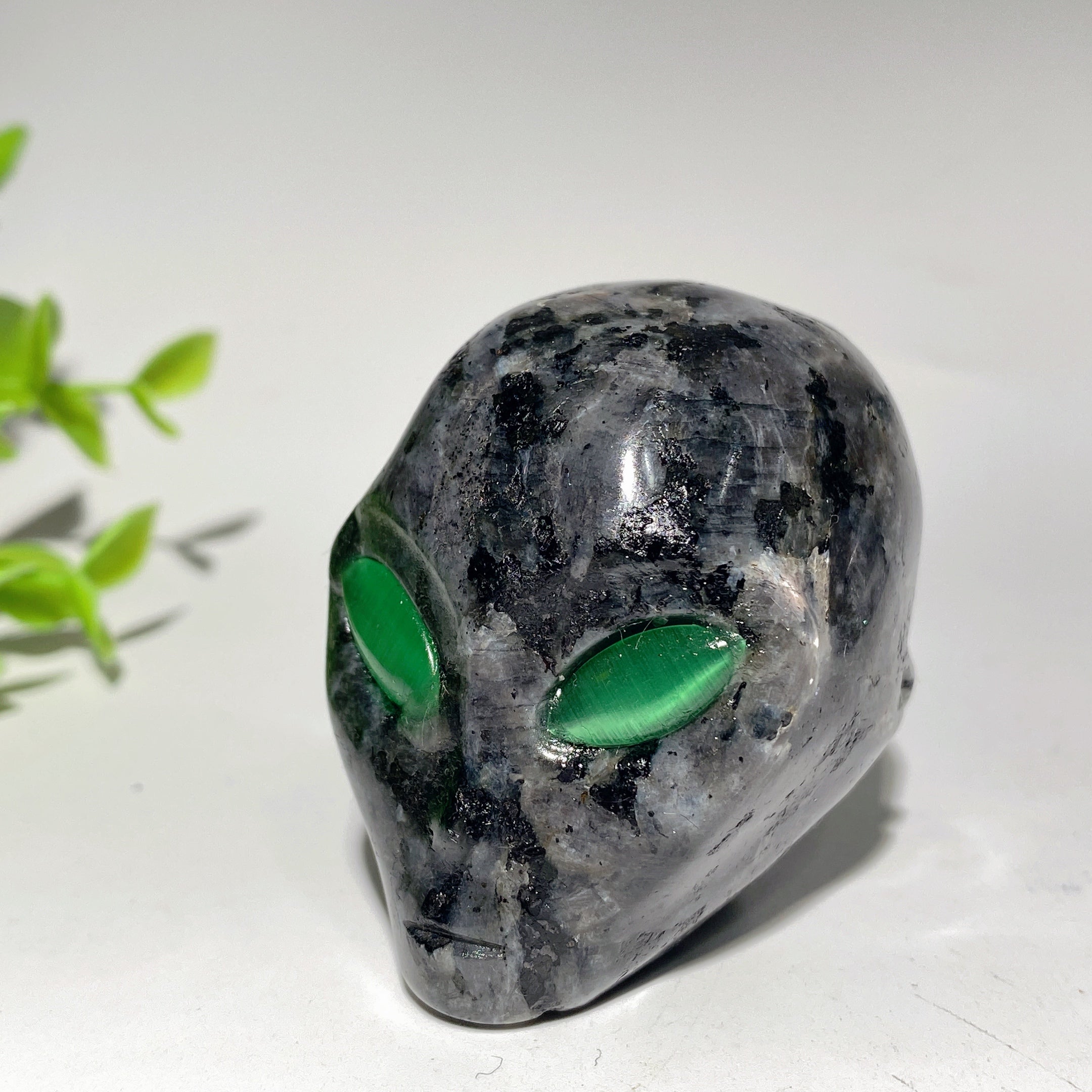 2.0 inch Mixed Crystal Alien Head Healing Figurine