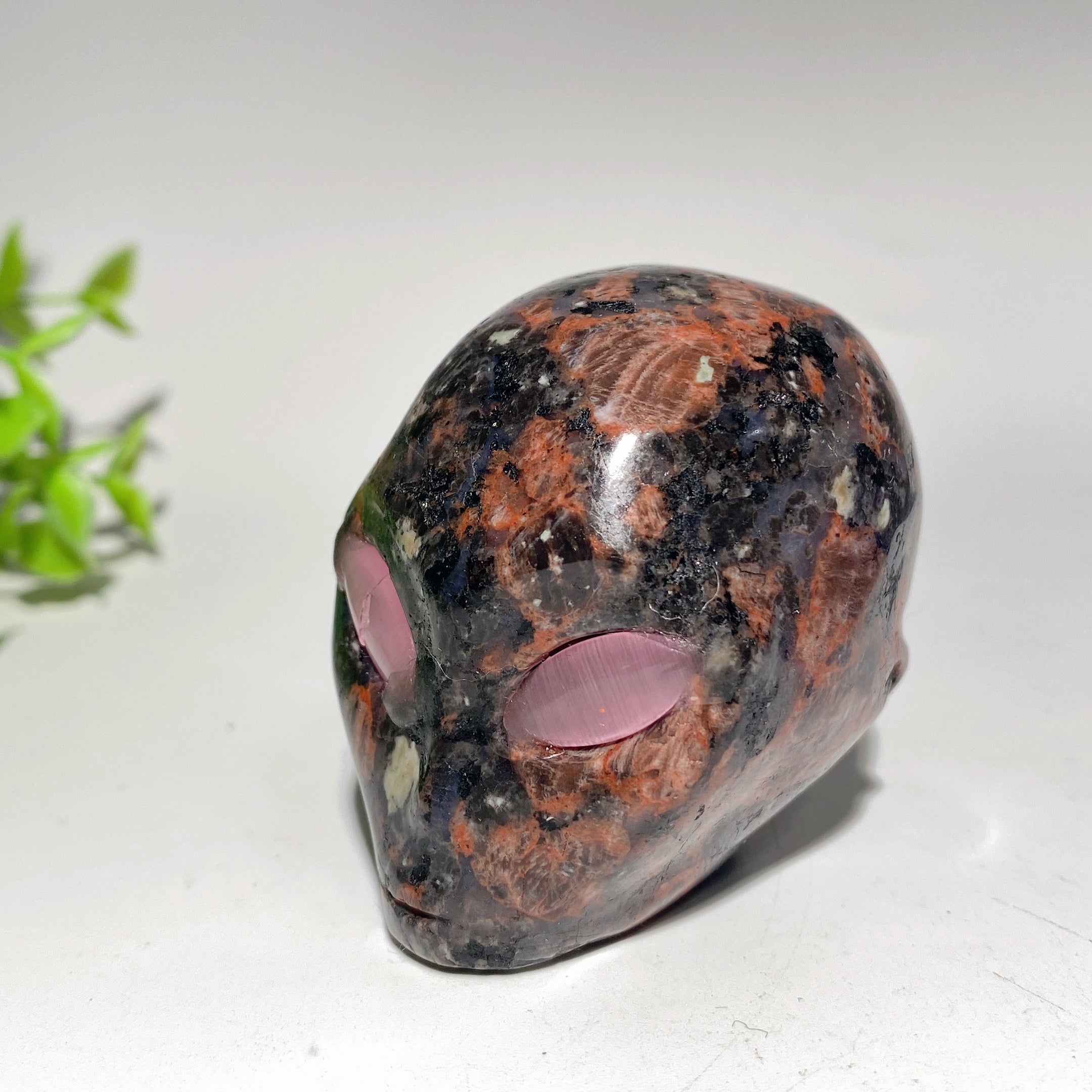 2.0 inch Mixed Crystal Alien Head Healing Figurine