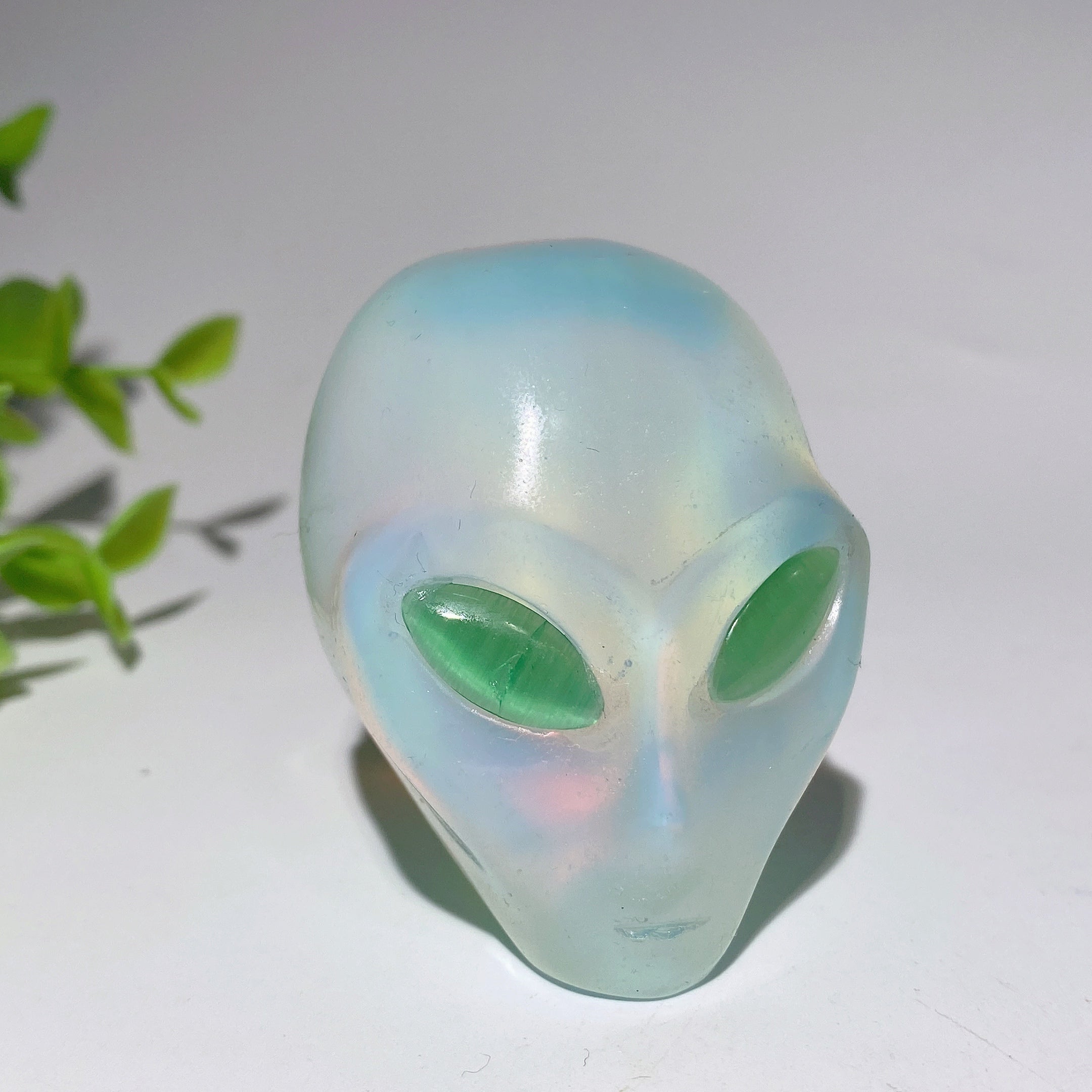 2.0 inch Mixed Crystal Alien Head Healing Figurine