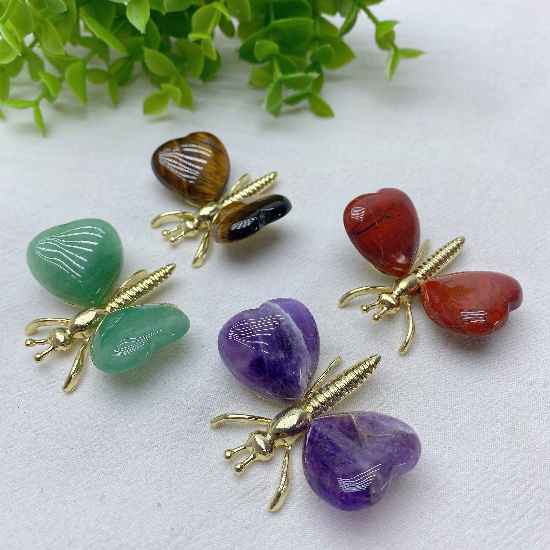 2.0 inch Mixed Crystal Butterfly Figurine for Healing