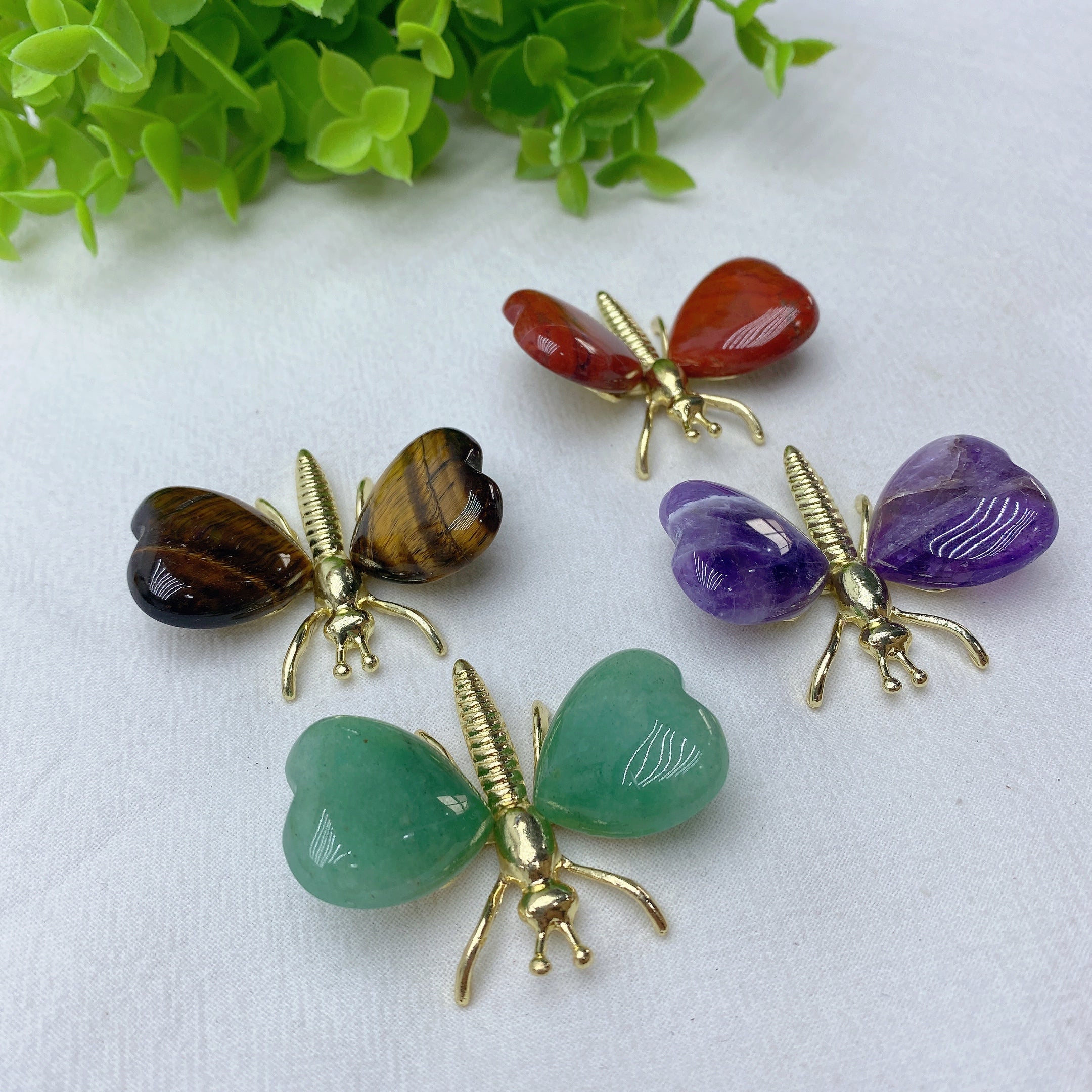 2.0 inch Mixed Crystal Butterfly Figurine for Healing