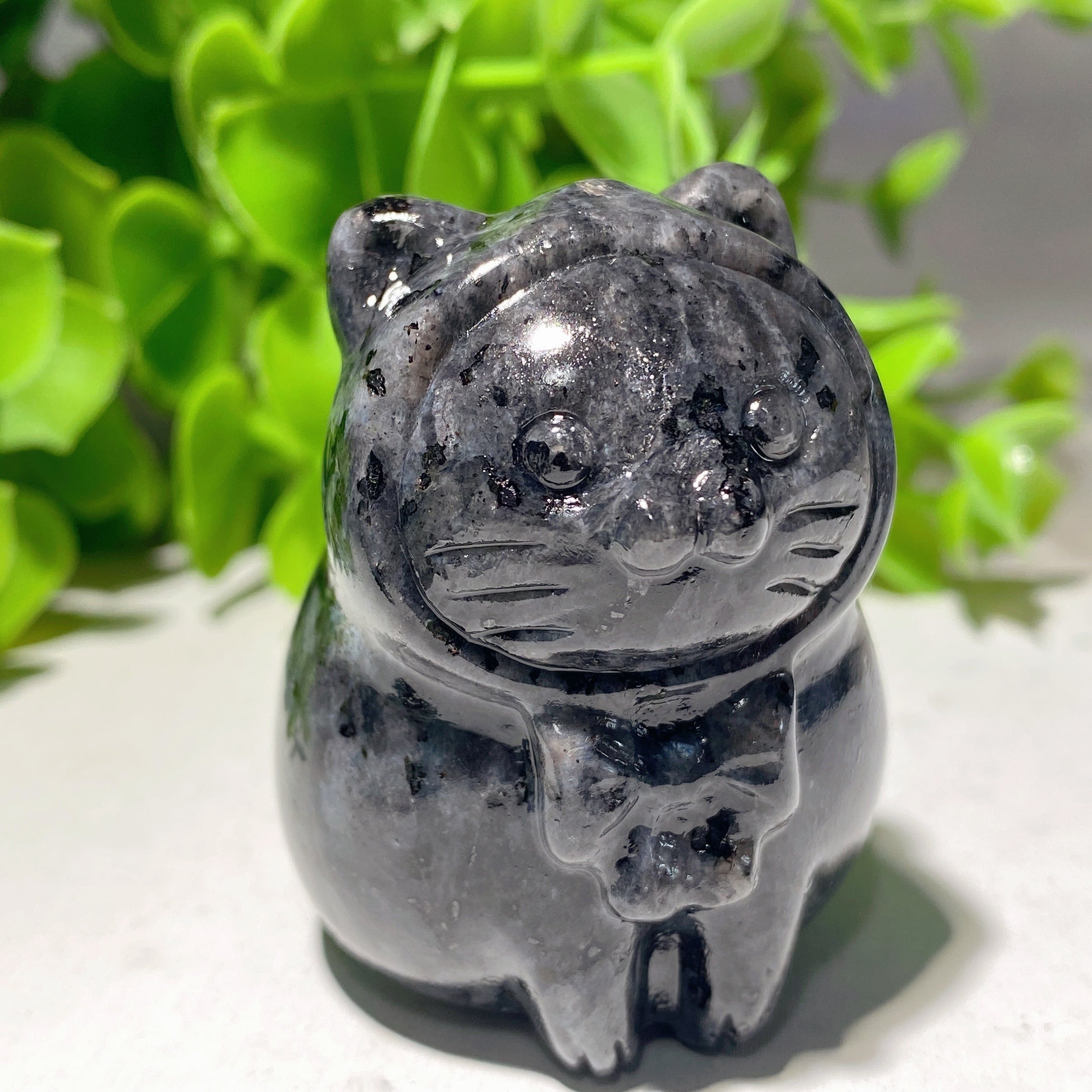 2.0 inch Mixed Crystal Cat Carvings for Healing