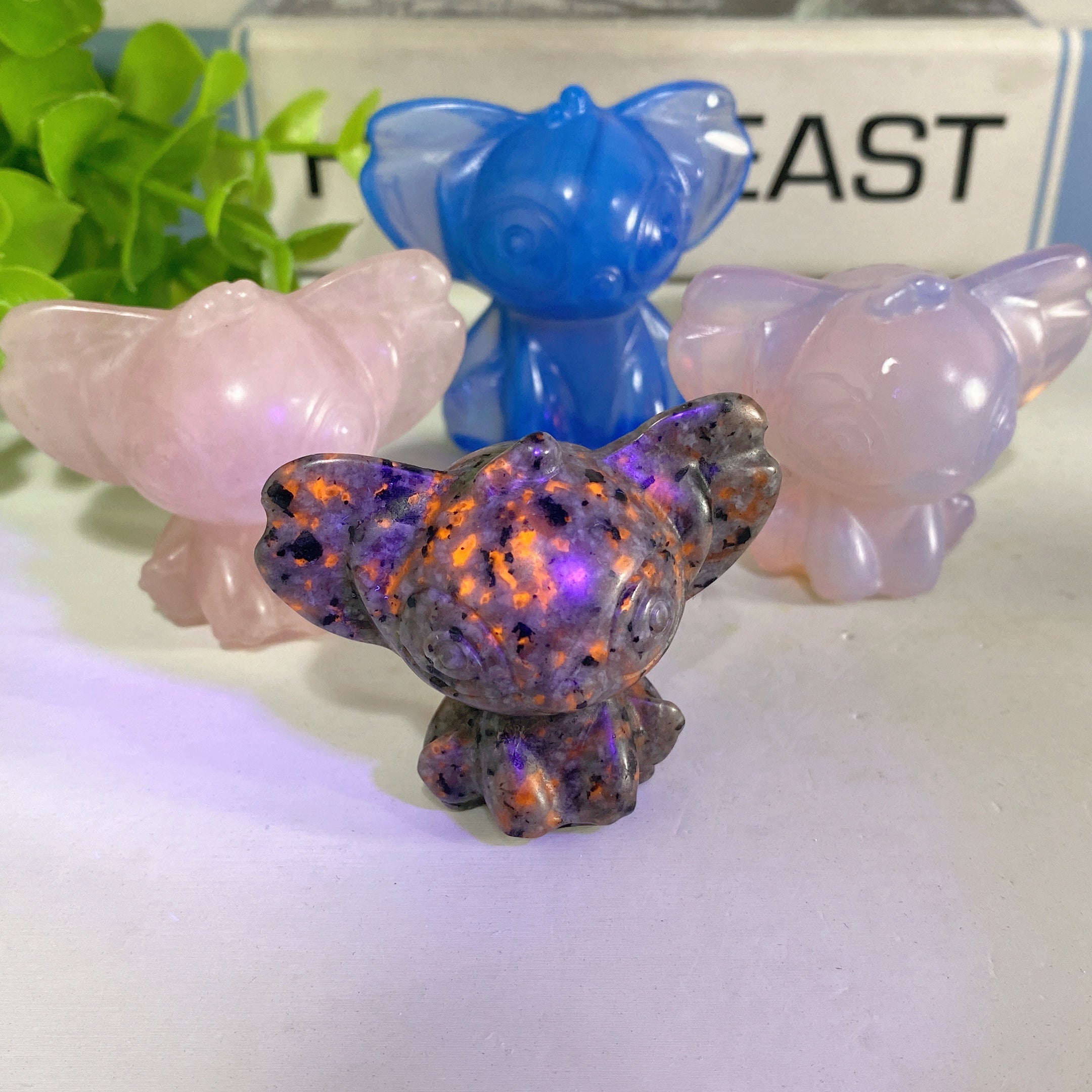 2.0 inch Mixed Crystal Figurines Healing Carvings
