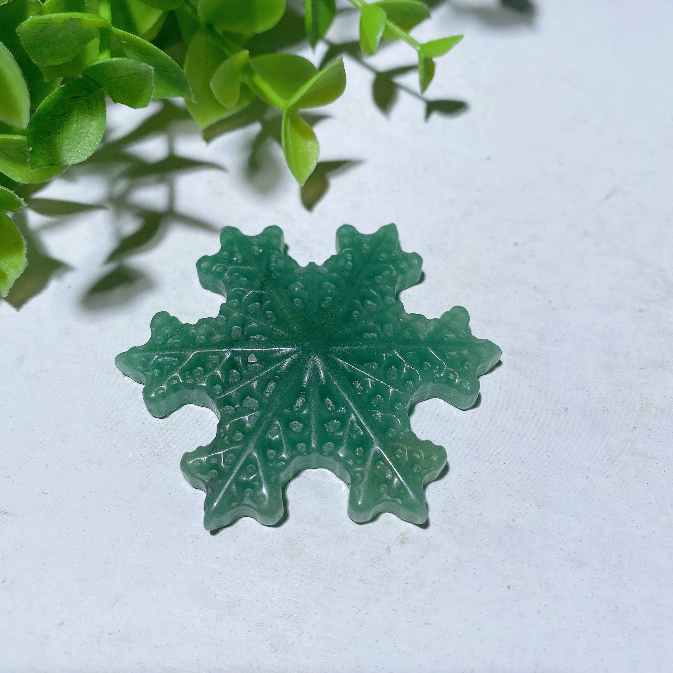 2.0 Inch Mixed Crystal Snowflake Carvings Healing Crystals